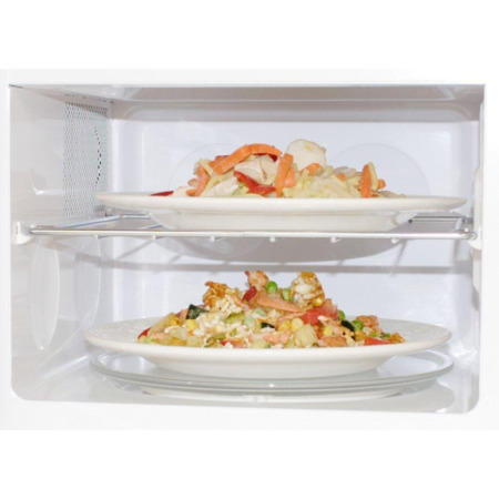 GRADE A1 - Daewoo KOR6L6BDBK 20 Litre 800w Duo-plate Digital Microwave Black