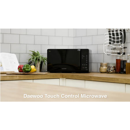 GRADE A1 - Daewoo KOR6M3RR 20L 800W Microwave Oven - Black