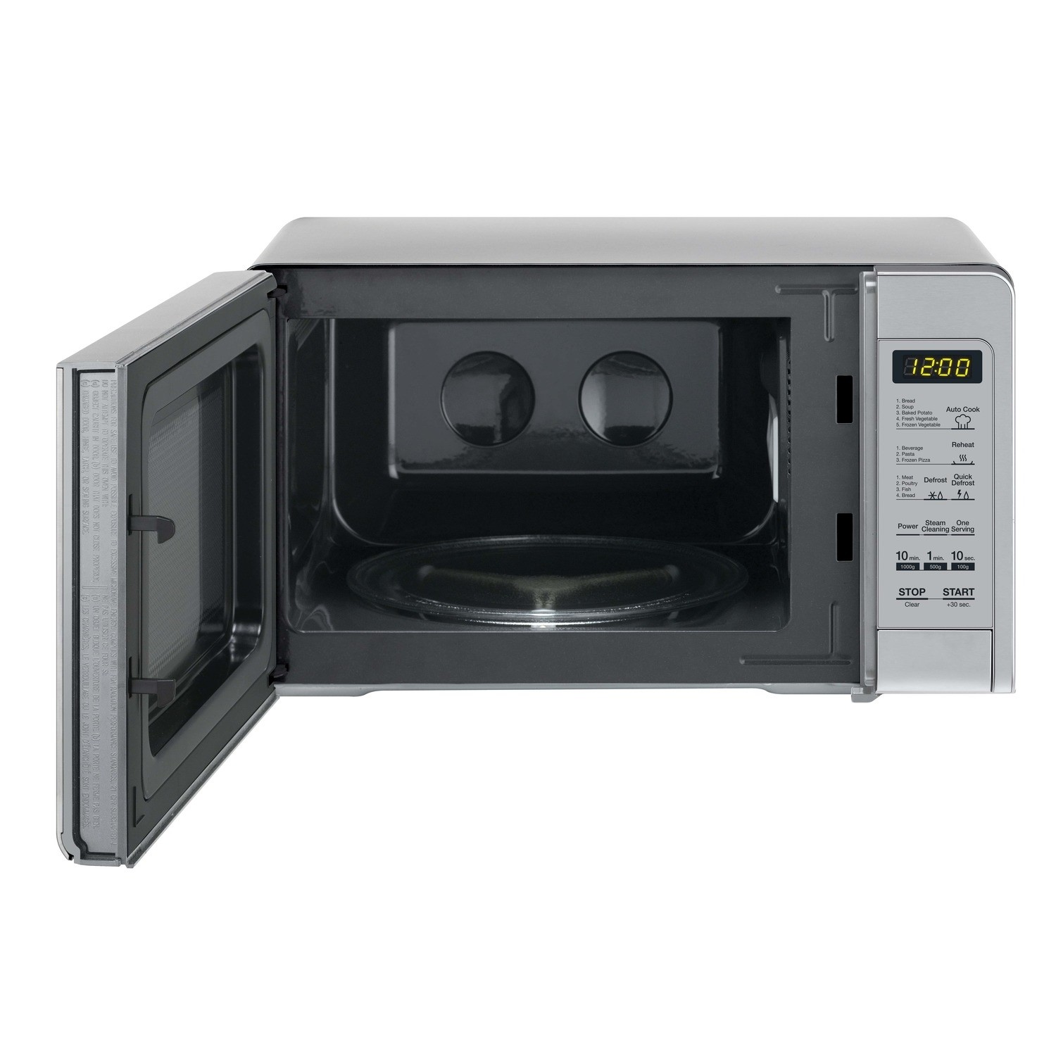 Daewoo KOR6M5RR 20L Touch Control Freestanding Microwave With Eco Zero Standby Silver