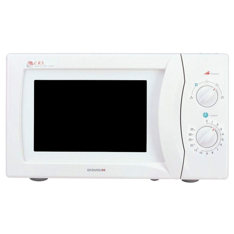 Daewoo KOR6N35S 20 Litre 800 Watt Freestanding Microwave Oven White