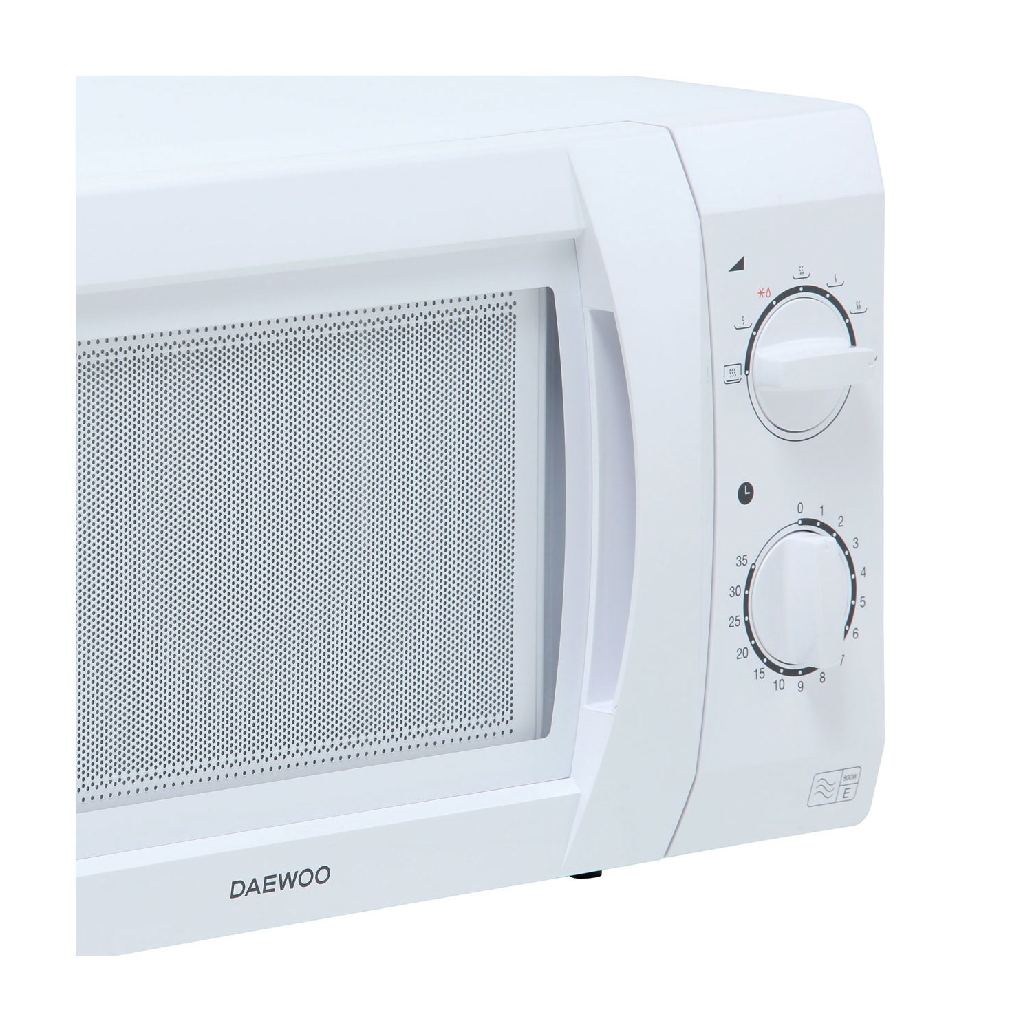 Daewoo Kor6n35sr 20l 800w Freestanding Microwave Oven White