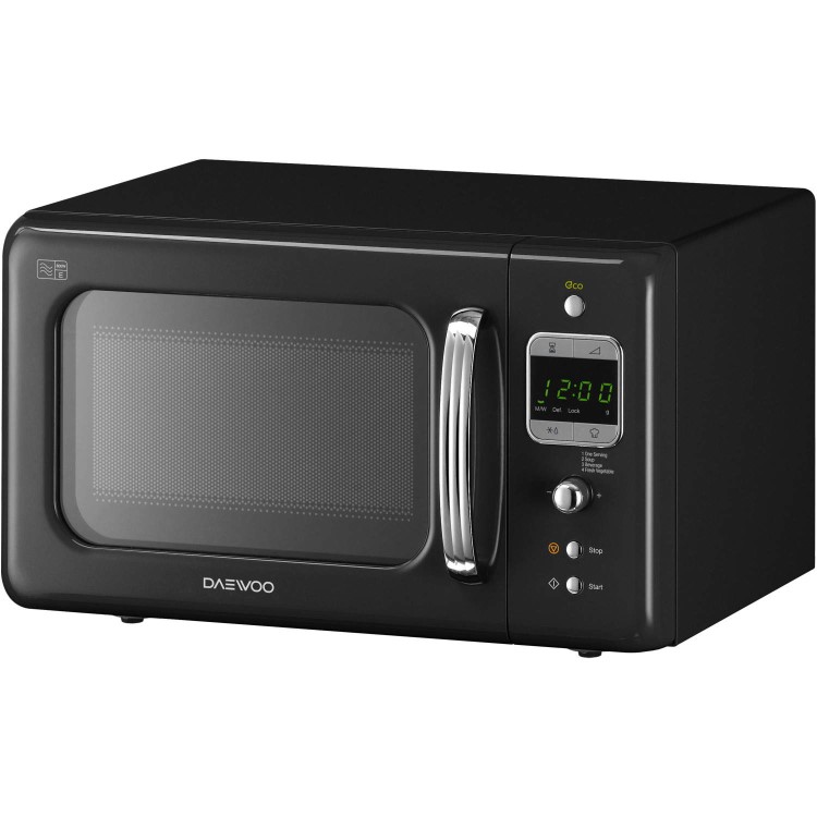GRADE A1 - Daewoo KOR7LBKB 20L 800W Freestanding Microwave Oven Black