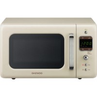 GRADE A1 - Daewoo KOR7LBKC 20L 800W Freestanding Microwave Oven Cream