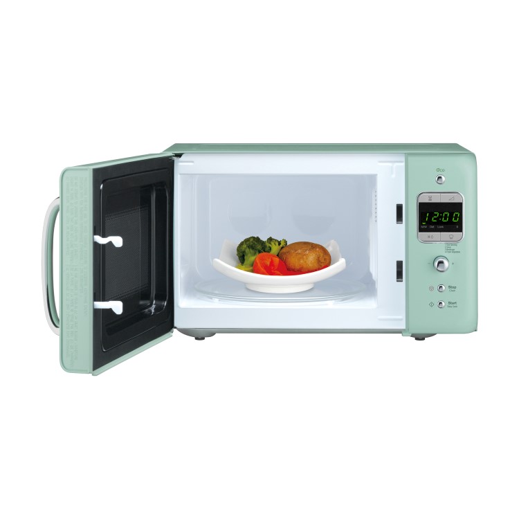 Daewoo KOR7LBKM 20L 800W Freestanding Microwave Oven Fresh Mint