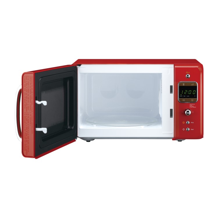 Daewoo KOR7LBKR 20L 800W Freestanding Microwave Oven - Red