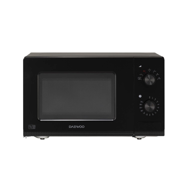 Daewoo KOR7LC7BK 20L 800 W Manual Microwave with CRS 7 variable power levels Black