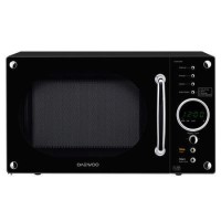 GRADE A1 - Daewoo KOR8A9RB 23L 800W Retro Design Freestanding Microwave in Black