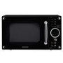 GRADE A1 - Daewoo KOR8A9RB 23L 800W Retro Design Freestanding Microwave in Black