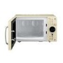 Daewoo KOR8A9RC 23L 800W Retro Design Freestanding Microwave in Cream