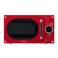 Daewoo KOR8A9RDR Retro 23L Microwave Oven - Red