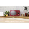 GRADE A2 - Daewoo KOR8A9RDR 23L 800W Retro Style Freestanding Microwave Oven - Red