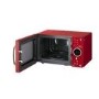 Daewoo KOR8A9RR 23L 800W Retro Design Freestanding Microwave in Gloss Red