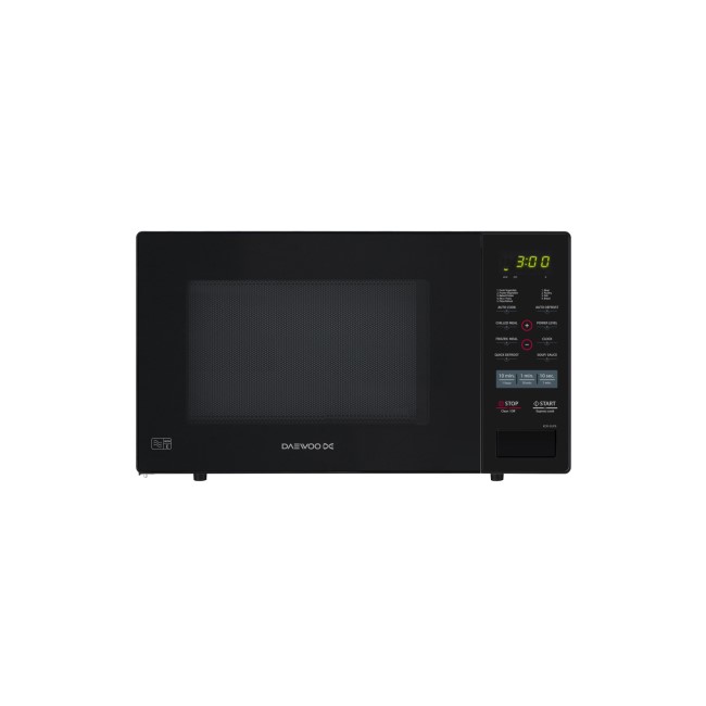 Daewoo KOR9GPBR 26L Digital Microwave Oven - Black