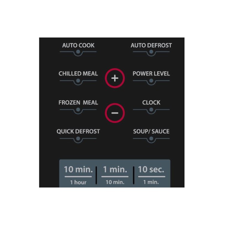 Daewoo KOR9GPBR 26L Digital Microwave Oven - Black