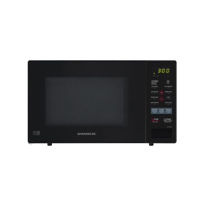 Daewoo KOR9GPB 26L 900W Freestanding Touch Control Microwave in Black