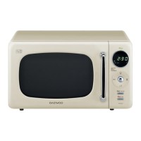 GRADE A1 - Daewoo KOR9LBKCR 20L 800W Freestanding Microwave With Eco Zero Standby - Cream