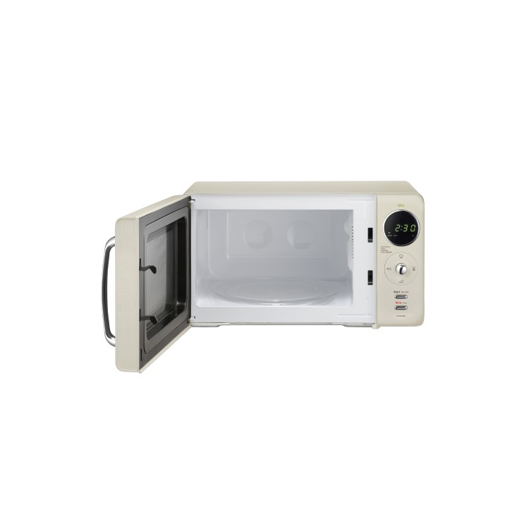 GRADE A1 - Daewoo KOR9LBKCR 20L 800W Freestanding Microwave With Eco Zero Standby - Cream