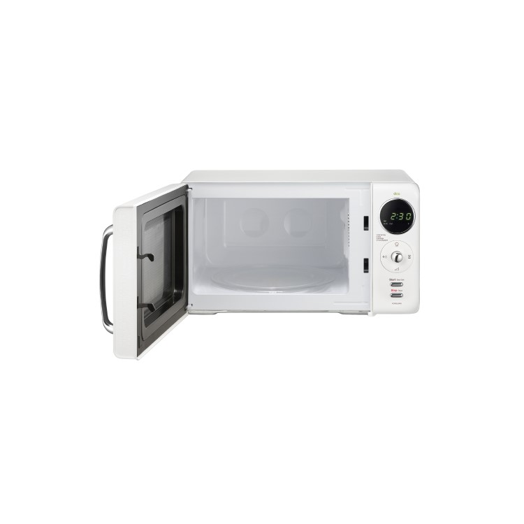 Daewoo KOR9LBKWR 20L 800W Freestanding Microwave With Eco Zero Standby - White