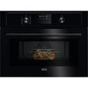 AEG 5000 CombiAir Built-In Microwave with Grill - Black