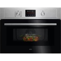 AEG 5000 CombiAir Built-In Microwave with Grill - Stainless Steel