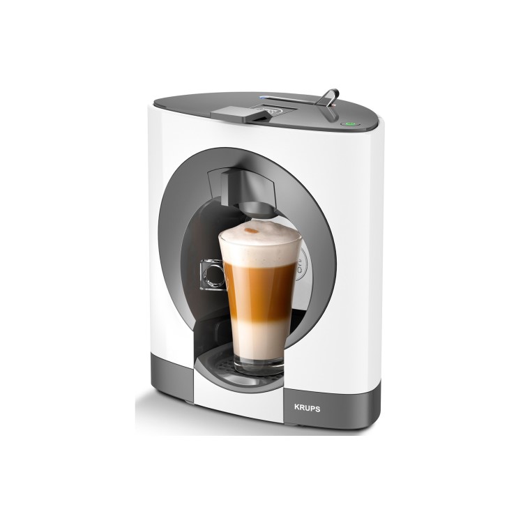 De Longhi KP110140 NESCAFE Dolce Gusto Oblo Manual Coffee Machine by Krups - White
