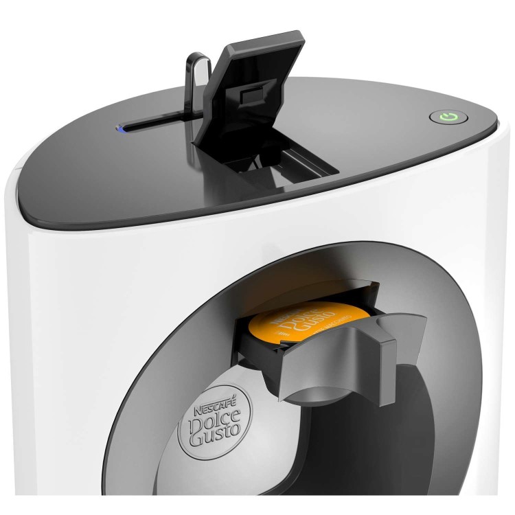 De Longhi KP110140 NESCAFE Dolce Gusto Oblo Manual Coffee Machine by Krups - White