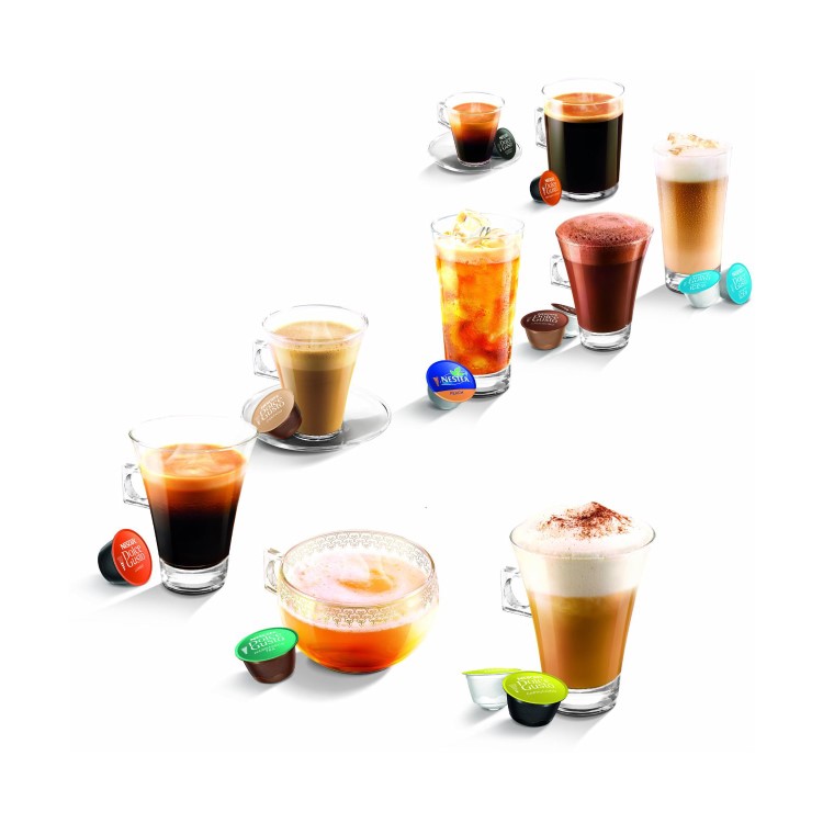 De Longhi KP110140 NESCAFE Dolce Gusto Oblo Manual Coffee Machine by Krups - White
