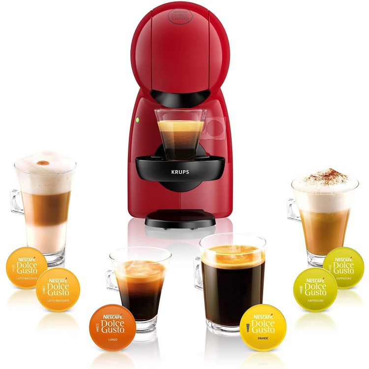 Krups KP1A0540 Dolce Gusto Piccolo XS Pod Coffee Machine - Red