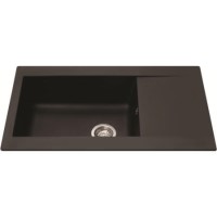CDA KP31BL 1.0 Bowl Reversible Composite Sink In Black