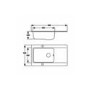 CDA KP31BL 1.0 Bowl Reversible Composite Sink In Black