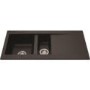 CDA KP32BL 1.5 Bowl Black Reversible Composite Sink