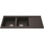 CDA KP33BL 2.0 Bowl Reversible Composite Sink - Black