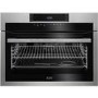 AEG KPE742220M SenseCook Pyrolytic Compact Oven With ProSight Touch Controls Stainless Steel