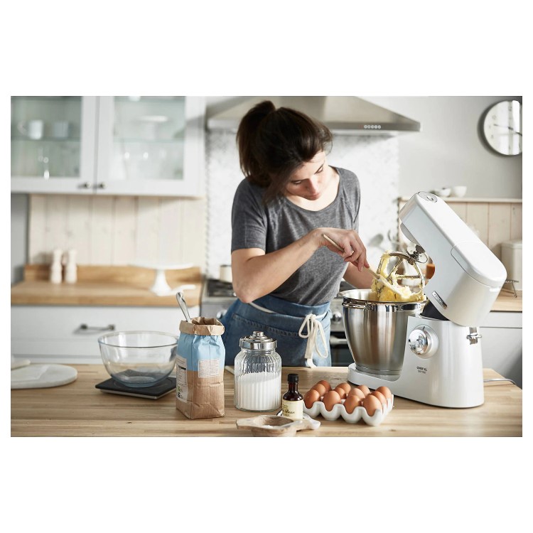 Kenwood KQL6100I Special Edition Chef XL Mixer - 'Love Conquers All' White