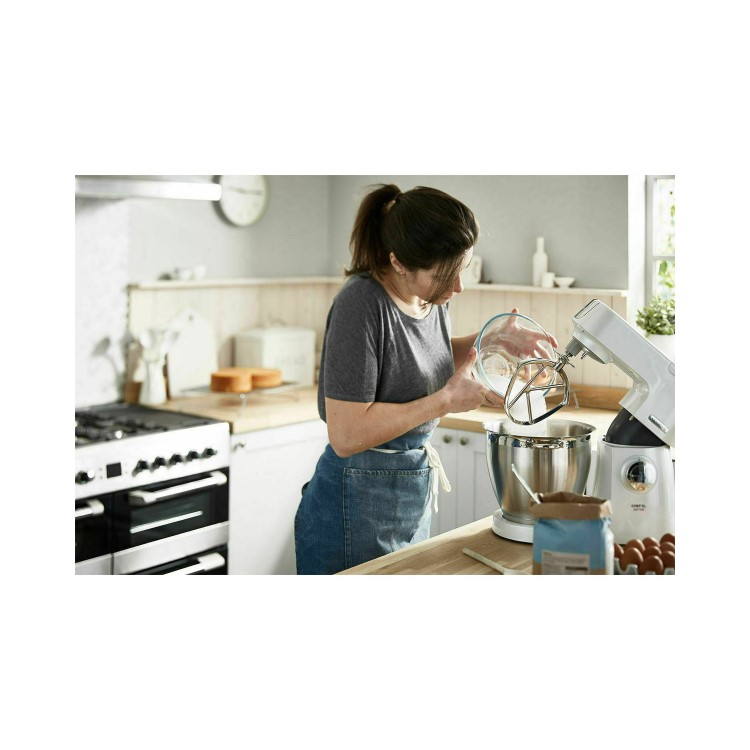 Kenwood KQL6100I Special Edition Chef XL Mixer - 'Love Conquers All' White