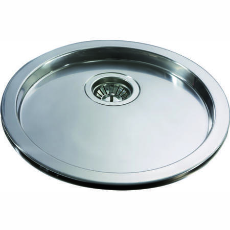 Single Stainless Steel Round Drainer - CDA