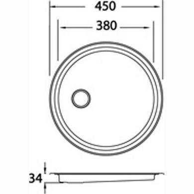 Single Stainless Steel Round Drainer - CDA