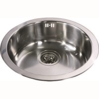 Single Bowl Chrome Stainless Steel Kitchen Sink - CDA Single Bowl Chrome Stainless Steel Kitchen Sink - CDA