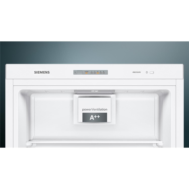 Siemens KS29VVW3P iQ300 290L 161x60cm Freestanding Fridge - White