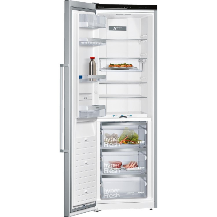 Refurbished Siemens KS36FPI4P Freestanding 300 Litre Fridge Stainless Steel