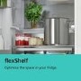 Siemens 402 Litre Freestanding Fridge - Black Steel