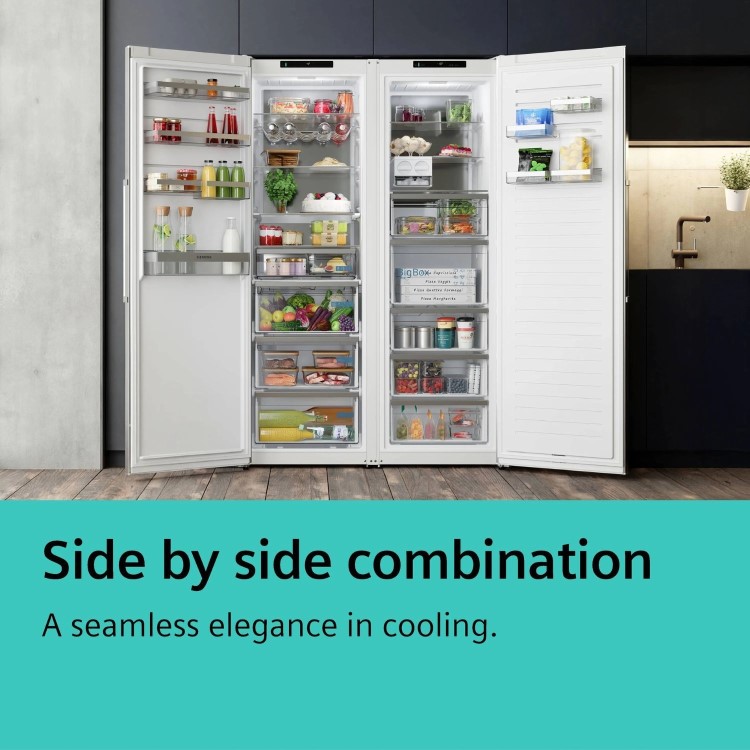 Siemens 402 Litre Freestanding Fridge - Stainless Steel