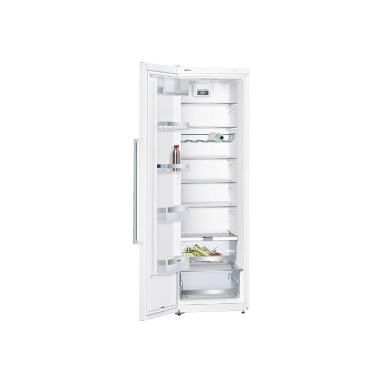 Siemens KS36VBW3P iQ500 186x60cm 346L Freestanding Larder Fridge With hyperFresh Plus Drawer - White