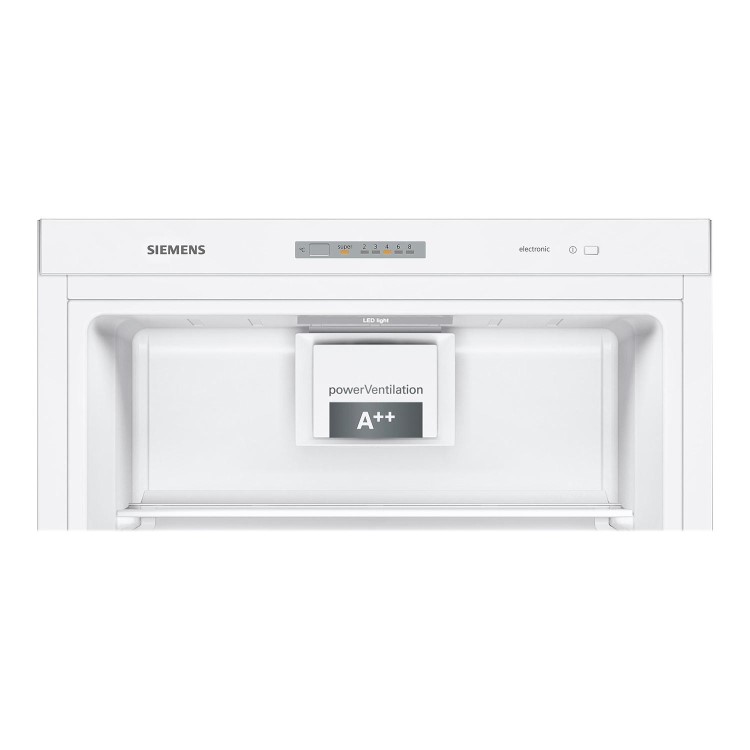 Siemens KS36VVW3P iQ300 186x60cm 346L Freestanding Larder Fridge - White