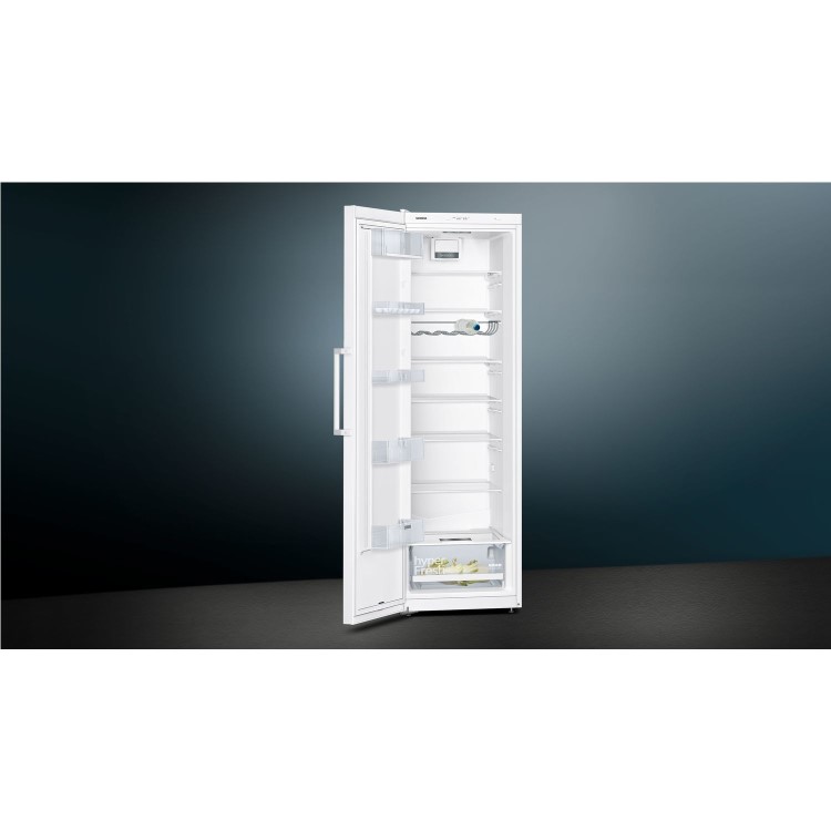 Siemens 346 Litre iQ300 Upright Freestanding Larder Fridge - White 