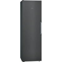 Siemens KS36VVX3PG 186x60cm 346L Freestanding Upright Fridge - Anti-fingerprint Black Steel