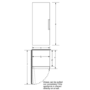 Siemens KS36WPI30 iQ700 187x60cm 346L Freestanding Fridge - Anti-fingerprint Stainless Steel