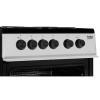GRADE A2 - Beko KS530S 50cm Single Oven Electric Cooker With Sealed Plate Hob - Silver