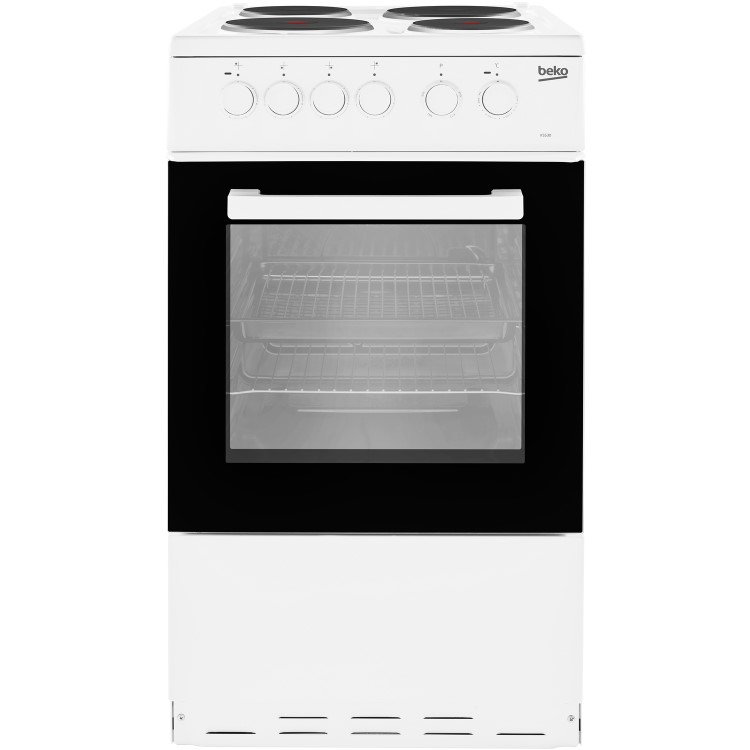 Refurbished Beko KS530W 50cm Electric Cooker White