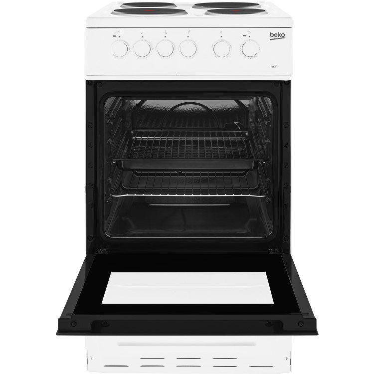 Refurbished Beko KS530W 50cm Electric Cooker White